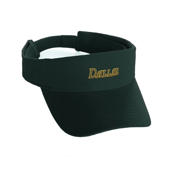Daxton USA States Sport Golf Sun Protection Visor Headwear Hat, Hunter Visor Dallas