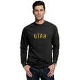 thumbnail image 1 of Daxton Utah Sweatshirt Athletic Fit Pullover Crewneck French Terry Fabric, 1 of 3