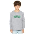 thumbnail image 1 of Daxton Youth Long Sleeve Boston Basic Tshirt - Heather Gray Green, X-Large, 1 of 3