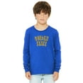 thumbnail image 1 of Daxton Youth Long Sleeve Golden State Basic Tshirt - Royal Gold, X-Large, 1 of 3