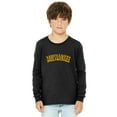 thumbnail image 1 of Daxton Youth Long Sleeve Milwaukee Basic Tshirt - Black Gold, Large, 1 of 3