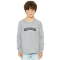 thumbnail image 1 of Daxton Youth Long Sleeve Pennsylvania Basic Tshirt - Heather Gray Black, Medium, 1 of 3