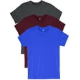 thumbnail image 1 of Daxton Youth Size Short Sleeve Tee Basic Tshirt Tops Packs-HCharcoal,Burgundy,Royal-XL, 1 of 8