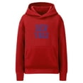 thumbnail image 1 of Daxton Youth Unisex Pullover Cities State Hoodie Mid-Weight Fleece Sweater - New York Red Royal, XL, 1 of 3