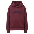 thumbnail image 1 of Daxton Youth Unisex Pullover Cities State Hoodie Mid-Weight Fleece Sweater - Pennsylvania Burgundy Navy, XL, 1 of 3