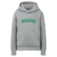 thumbnail image 1 of Daxton Youth Unisex Pullover Cities State Hoodie Mid-Weight Fleece Sweater - Philadelphia Heather Gray Green, M, 1 of 3