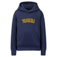 thumbnail image 1 of Daxton Youth Unisex Pullover Cities State Hoodie Mid-Weight Fleece Sweater - Virginia Navy Gold, M, 1 of 1