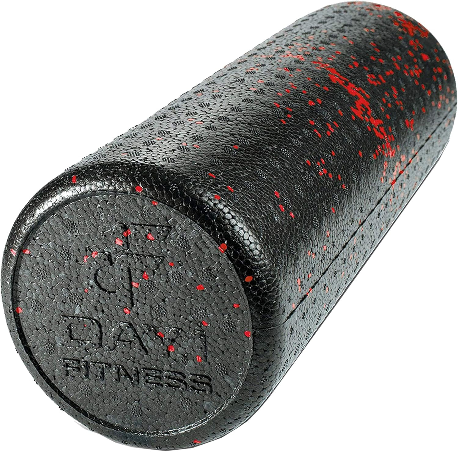 Champion Sports WL18SPKRD 18 in. High-Density Foam Roller, Speckled Red ...