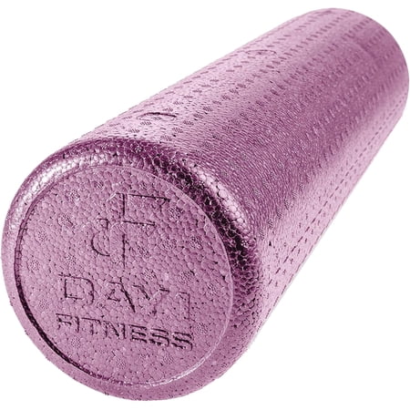 Champion Sports WL24HDPL 24 in. High-Density Solid Foam Roller, Purple