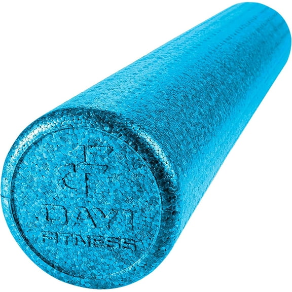 Champion Sports WL36HDBL 36 in. High-Density Solid Foam Roller, Blue