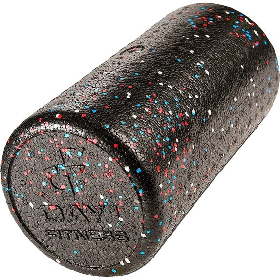 Champion Sports WL18SPKUS 18 in. High-Density Foam Roller, Speckled USA