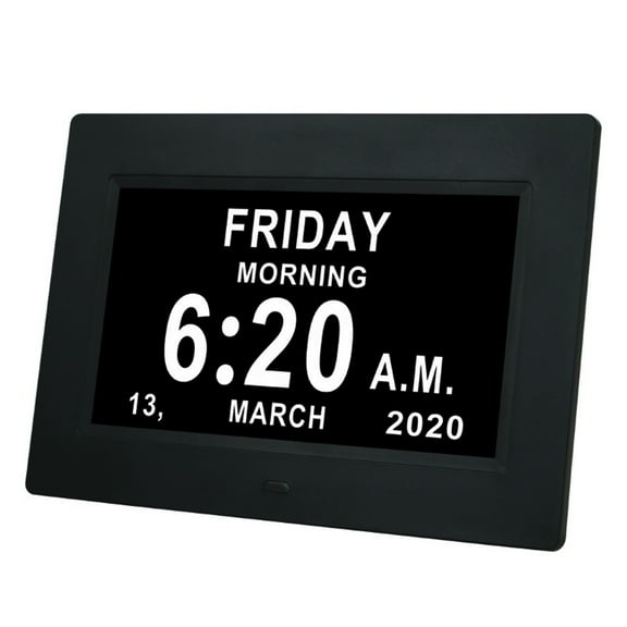 Day And Date For Elderly, Clocks For Seniors, Dementia Clock, Digital Calendar Clock Elderly