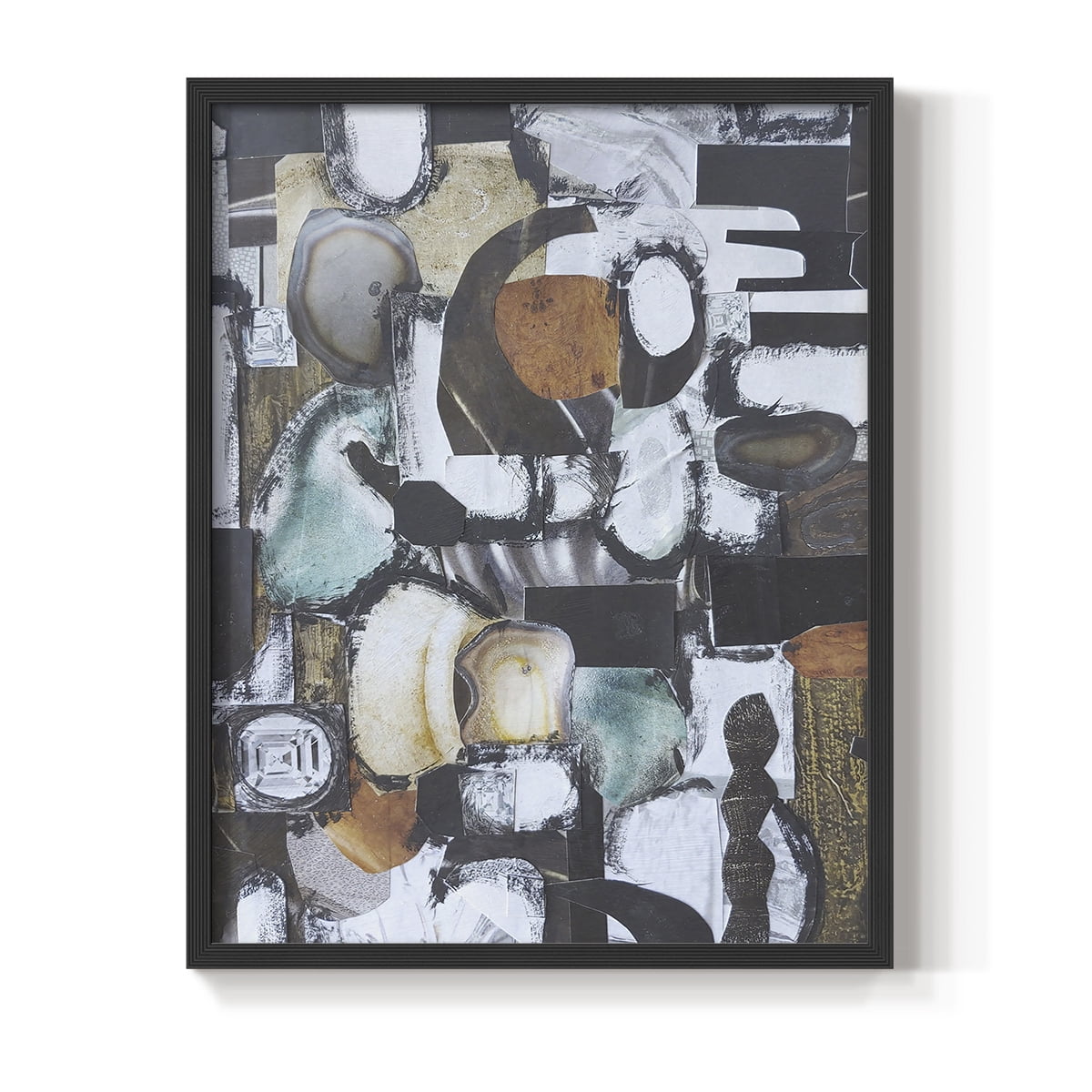 Day At the Spa Framed Print in Black Solid Wood Framed Print No Nail Hanging