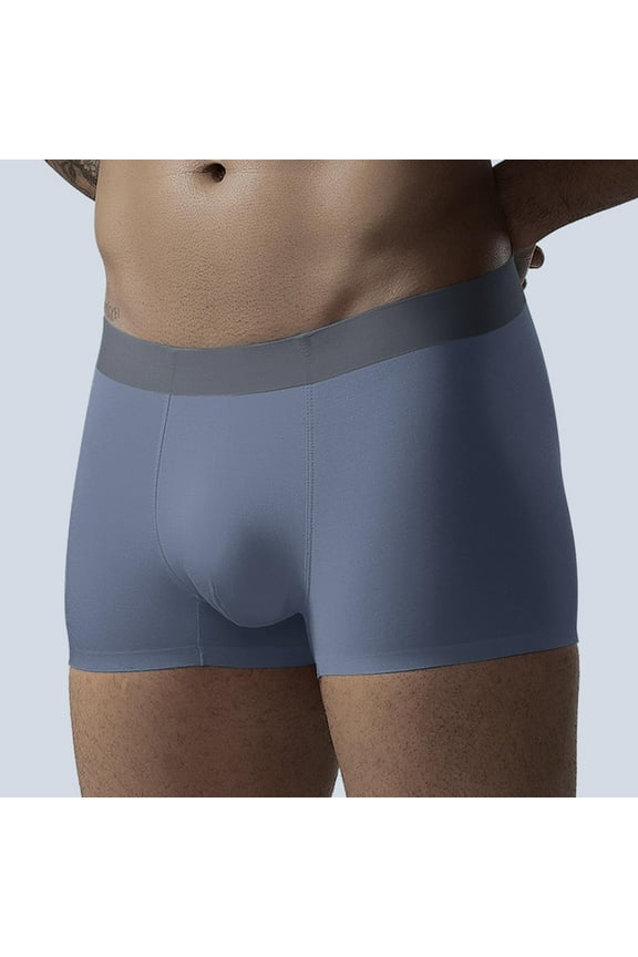 All Day Boxer Briefs for Men Breathable Sport Trunks Quick Dry Moisture Wicking Seamless Undergarment Anti-Odor Men's Athletic Workout Boxer Brief Underwear
