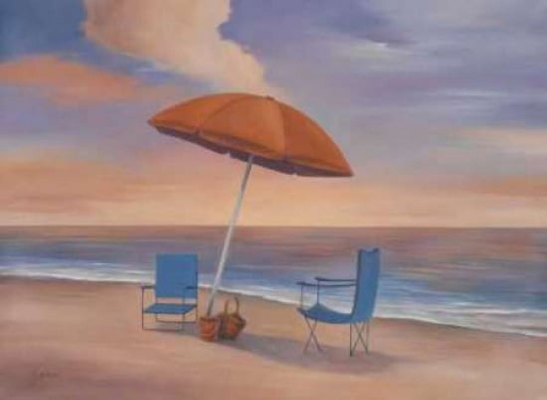 Day By The Shore Canvas Art - Vivien Rhyan (18 x 24)