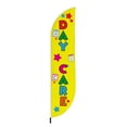 thumbnail image 1 of Day Care 2 Feather Flag(11.5Feetx2.5Feet) By Dreamcontroller | Outdoor Business Advertising Tall Flag | Weather-Resistant Knitted Swooper Flag | Made In Usa | Hd Print (Flag Only), 1 of 4