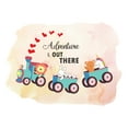 thumbnail image 1 of Day Care Wall Decals for Care Taker Daycare - Animals Riding in a Train Train DIY & Creativity Boy Girl Bedroom Wall Sticker - Size: 30 In x 21 In, 1 of 5
