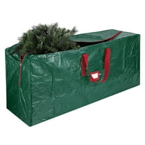 Day After Christmas Tree Storage Bag - Heavy-Duty Tree Bag with Durable Reinforced Handles & Zipper, Waterproof Storage Bag Protects from Moisture & Dust (Fits a 9FT Tree, Green)