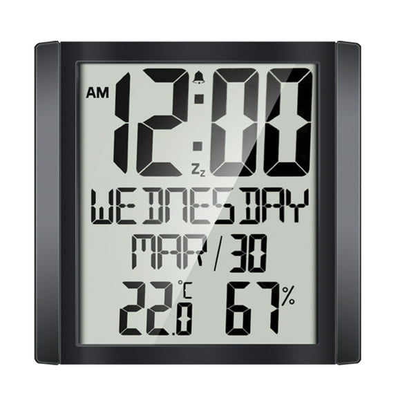 Day Clock Large Digital Clock Large Display with Date Day of the Week Digital Wall Clock Large Display Dementia Products