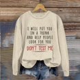 thumbnail image 1 of Day Crewneck Sweatshirts Women Long Sleeve Letter Graphic Printed Hoodless Pullover Sweatshirts Blouse Top Light Pullover Sweatshirt Women Sweatsuit Womens Hoodies Sweatshirts Ladies Zip up Sweater, 1 of 3
