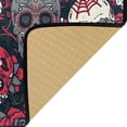 thumbnail image 1 of Day Dead Sugar Skulls Kitchen Mats Washable Long Floor Runner Rug Non-Slip Fatigue Area Rugs Red Floral Absorbent Doormat Cushioned for Farmhouse Home Bath Indoor Outdoor Decor 39"x20", 1 of 6