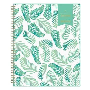 Day Designer for Blue Sky 2022-2023 Academic Year Weekly and Monthly Planner, 8.5" x 11", Frosted Flexible Cover, Wirebound, Palms (137891-A23)