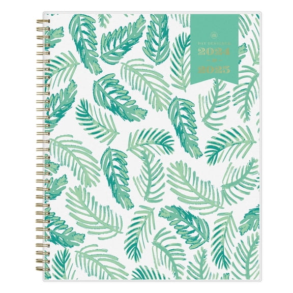 Day Designer for Blue Sky 2024-2025 Weekly Monthly Planner, 8.5x11, Palms