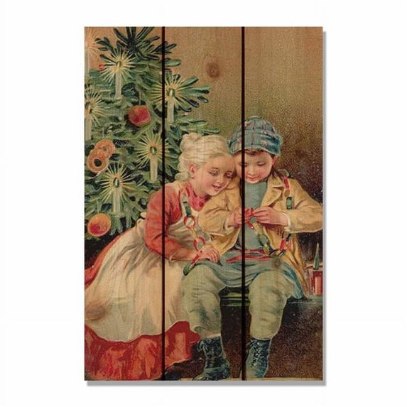 Day Dream CK1624 16 x 24 in. Christmas Kids Inside & Outside wood Wall Art