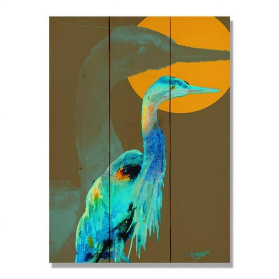 Day Dream DCNGB1115 11 x 15 in. Crousers Neon Great Blue Wall Art