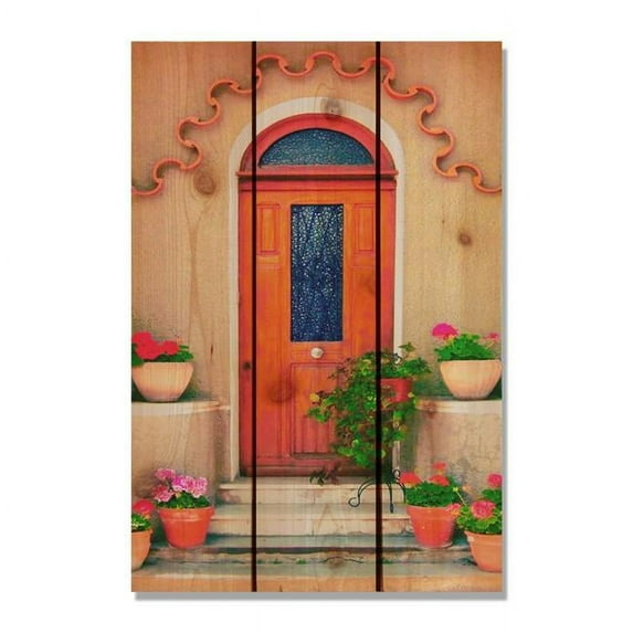 Day Dream HQ 16 x 24 in. Tile Door Inside & Outside Wood Wall Art