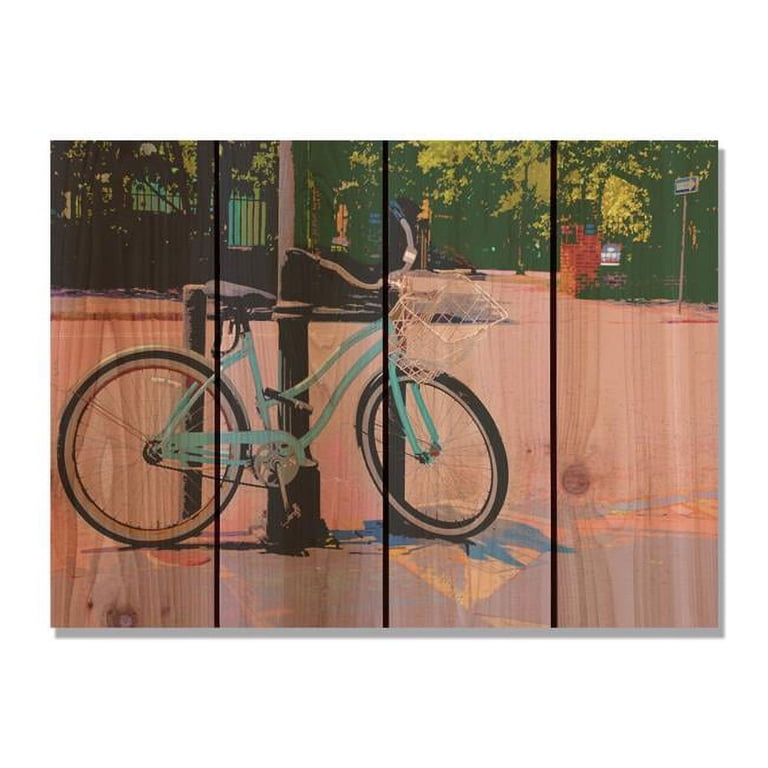 Day Dream HQ 22 x 16 in. Blue Cruiser Inside & Outside wood Wall