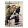 thumbnail image 1 of Day Dream HQ DCBBAS1420 14 x 20 in. Brown Bear & Salmon Wall Art, 1 of 2