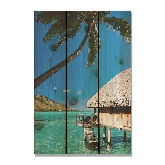 Day Dream HQ TP1624 16 x 24 in. Tropical Paradise Inside & Outside wood Wall Art