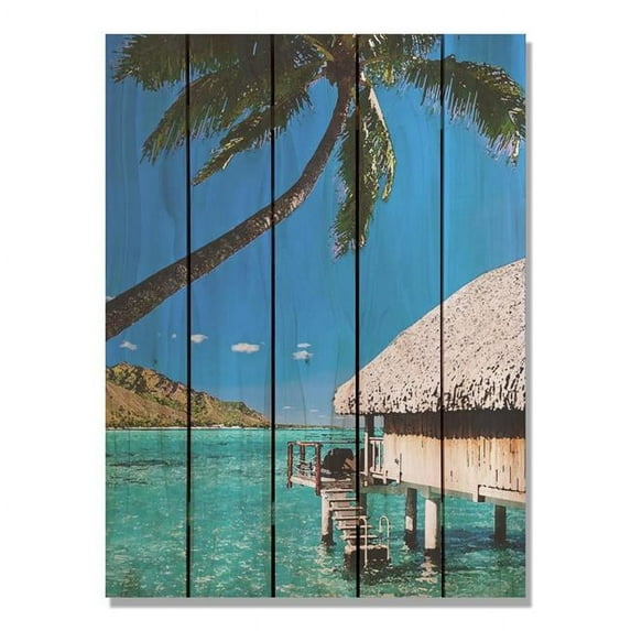 Day Dream HQ TP2836 28 x 36 in. Tropical Paradise Inside & Outside wood Wall Art