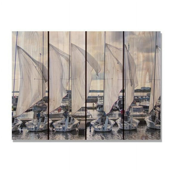 Day Dream SAB2216 22 x 16 in. Sailing Breeze Inside & Outside wood Wall Art