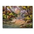 thumbnail image 1 of Day Dream SKDIS1511 15 x 11 in. Kims Deer in Stream Wall Art, 1 of 2