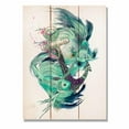 thumbnail image 1 of Day Dream WCGF1420 14 x 20 in. Colorful Green Fish Wall Art, 1 of 1