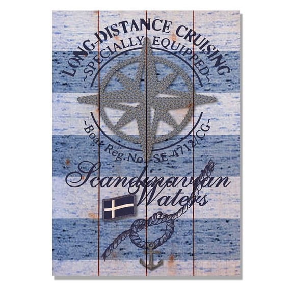 Day Dream WLDC1420 14 x 20 in. Long Distance Cruising Wall Art