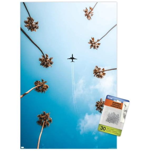 Day Dreaming Wall Poster with Pushpins, 14.725" x 22.375"