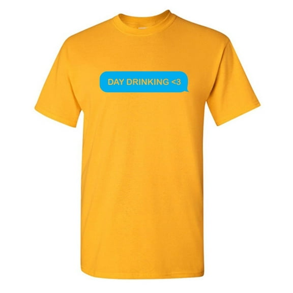 Day Drinking Sarcastic Humor Graphic Tees Gift For Mens Novelty Funny T Shirt