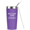 thumbnail image 1 of Not A Day Over Fabulous - 20 Oz Stainless Steel Insulated Tumbler Cup with Lid- 21st 30th 40th 50th 60th 70th Birthday Gifts for Women Her Mom Grandma Friend Gift Ideas, 1 of 5