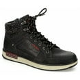thumbnail image 1 of Day Five Mens Lace Up Mid Cut Sneaker Boot Shoes, Black, US 9, 1 of 5