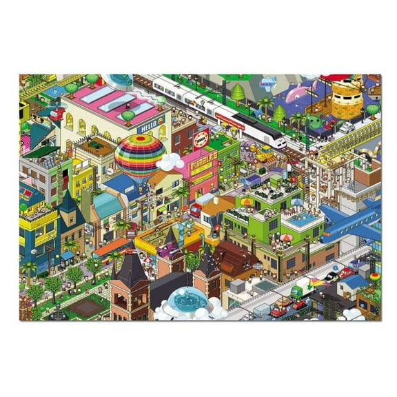 Day In The City- Pixel Puzzle
