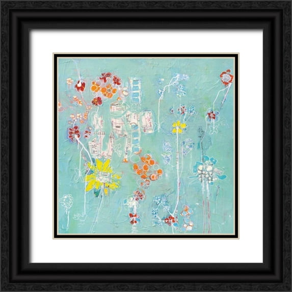 Day, Kellie 12x12 Black Ornate Wood Framed with Double Matting Museum Art Print Titled - Spanish Homework