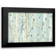 thumbnail image 1 of Day, Kellie 18x13 Black Modern Framed Museum Art Print Titled - Far From Blue III Gold Leaves, 1 of 5