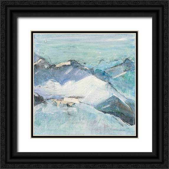 Day, Kellie 26x26 Black Ornate Wood Framed with Double Matting Museum Art Print Titled - The Sun Never Says II