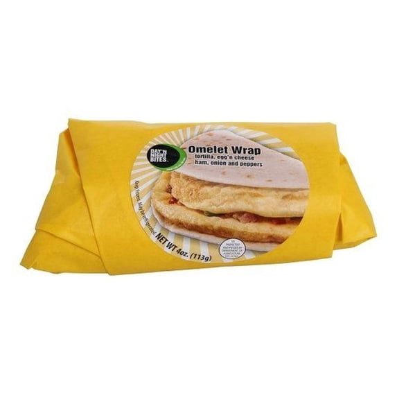 Day N Night Bites Ultimate Omelet Wrap, 4 Ounce -- 12 per case.