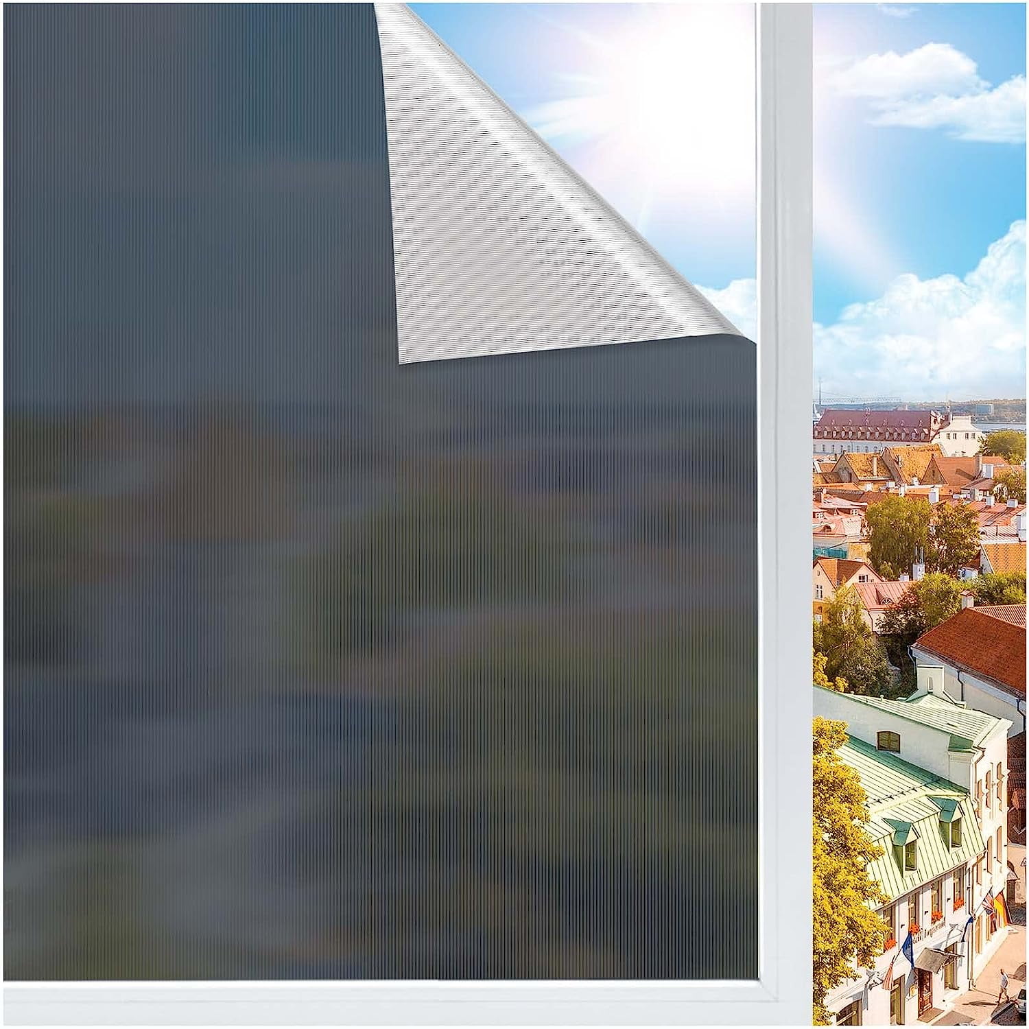 Day and Night Privacy Window Film Anti UV Heat Control Window Tinting