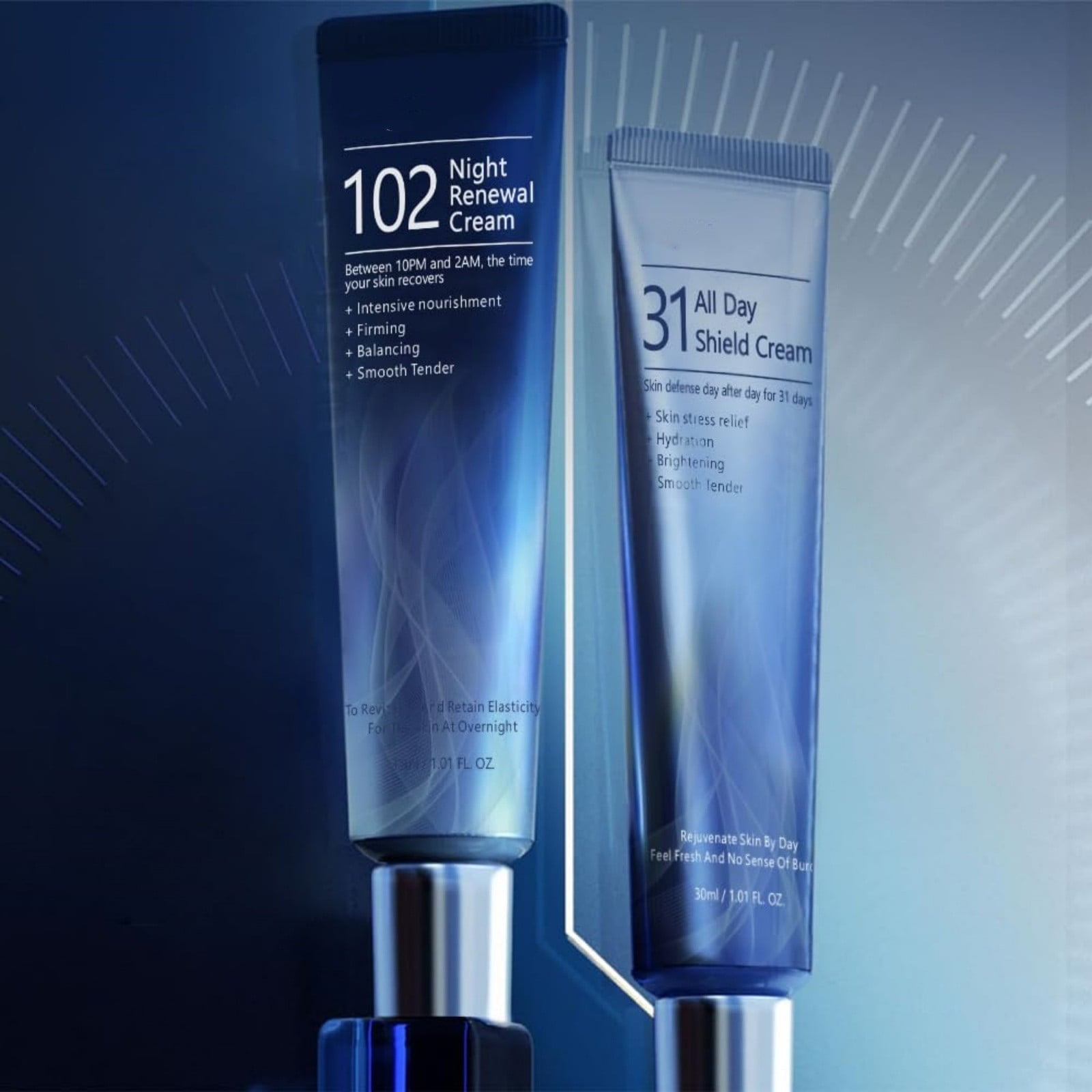 Day & Night Day Shield & Night Nourishing & Repairing Face Moisturizer