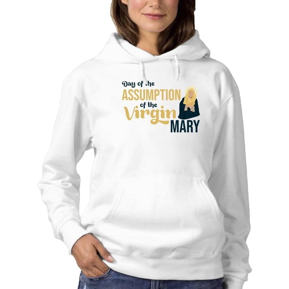 Day Of The Assumption Hoodie Women -Image by Shutterstock, Female Small